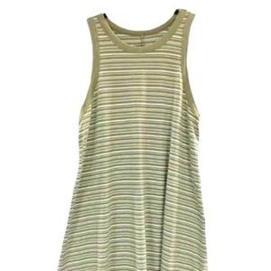 A New Day Green & White Women's Sleeveless Dress